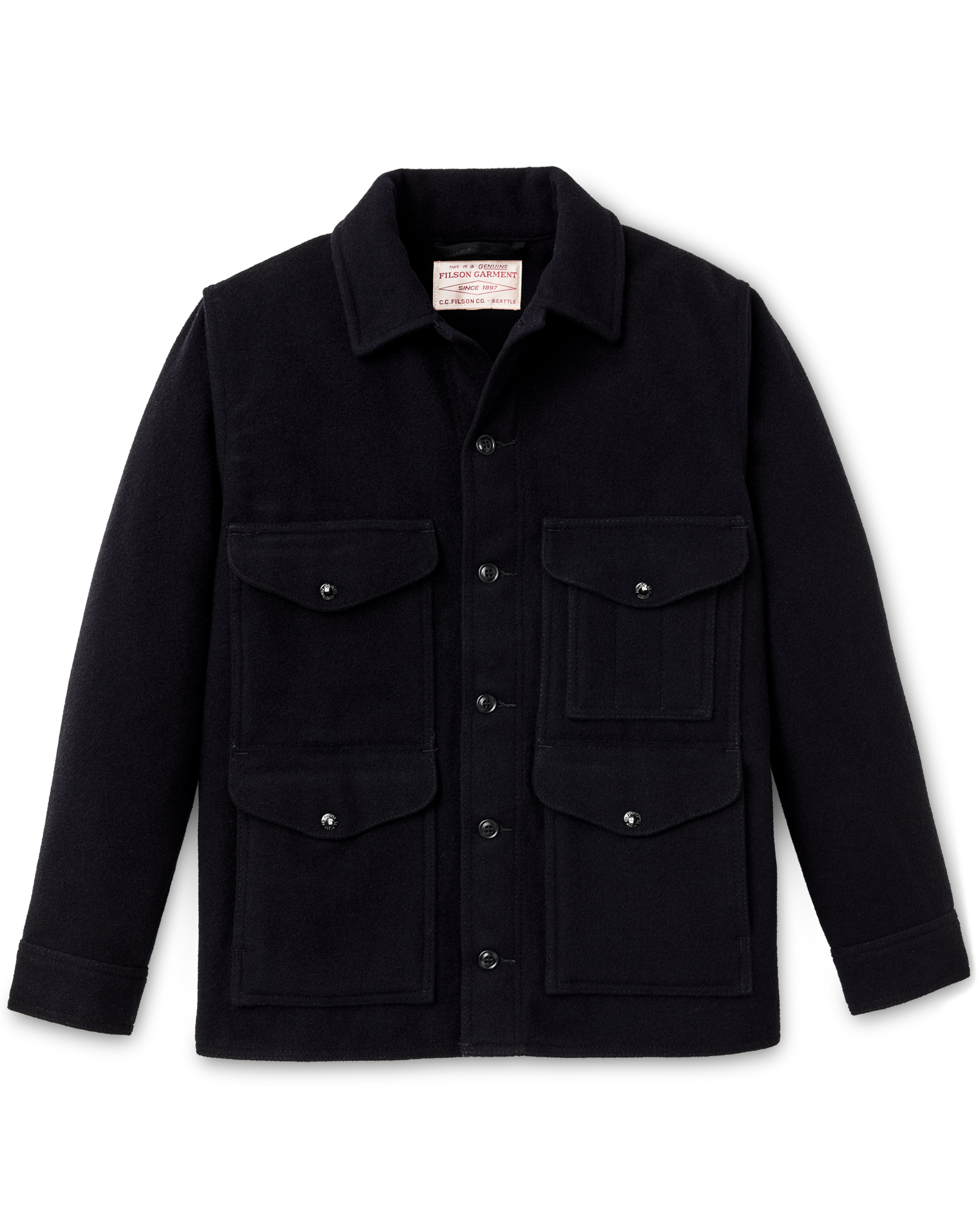 Mackinaw Wool Cruiser Jacket - Dark Navy - Image 4
