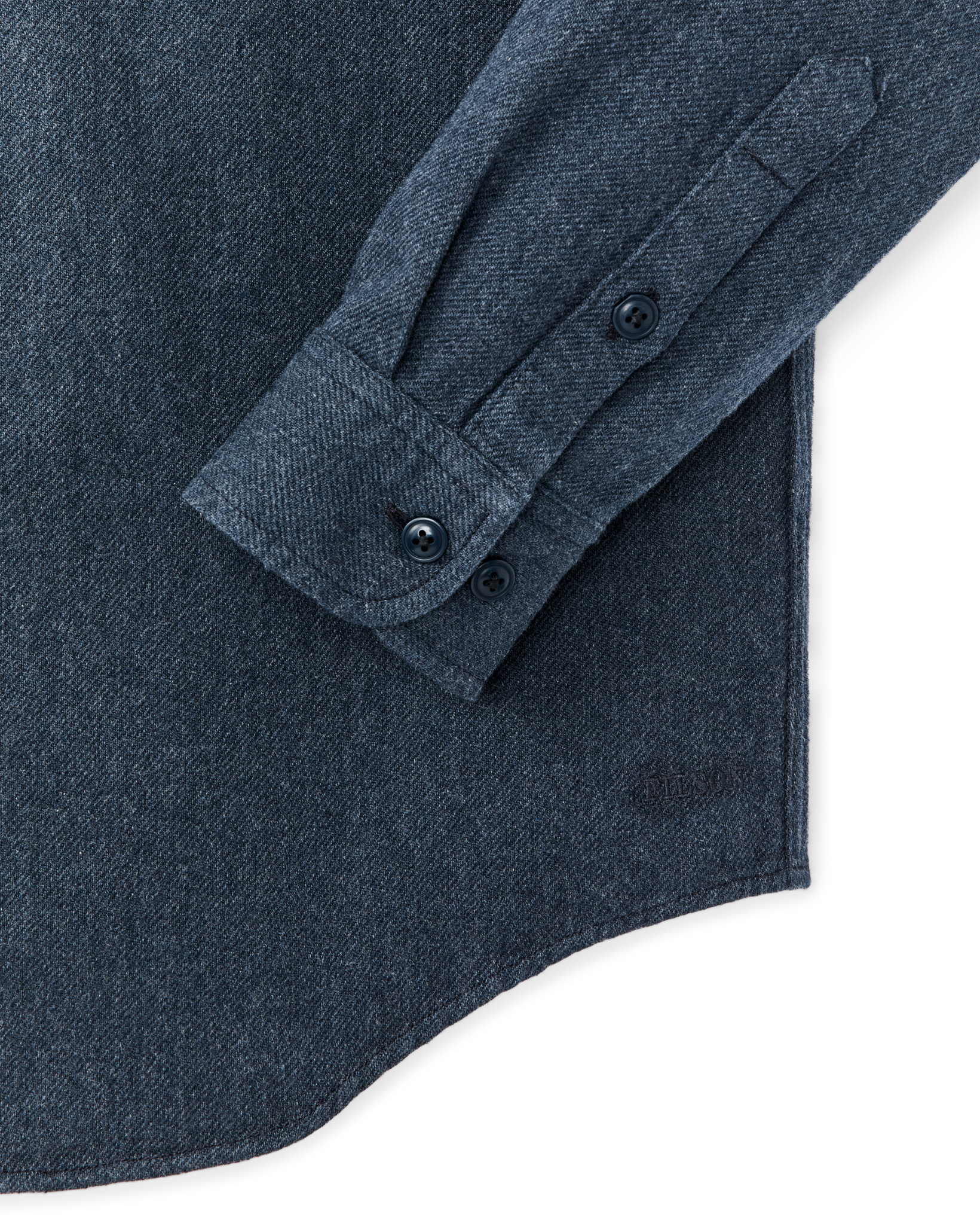Rustic Flannel Shirt - Blue Heather - Image 6