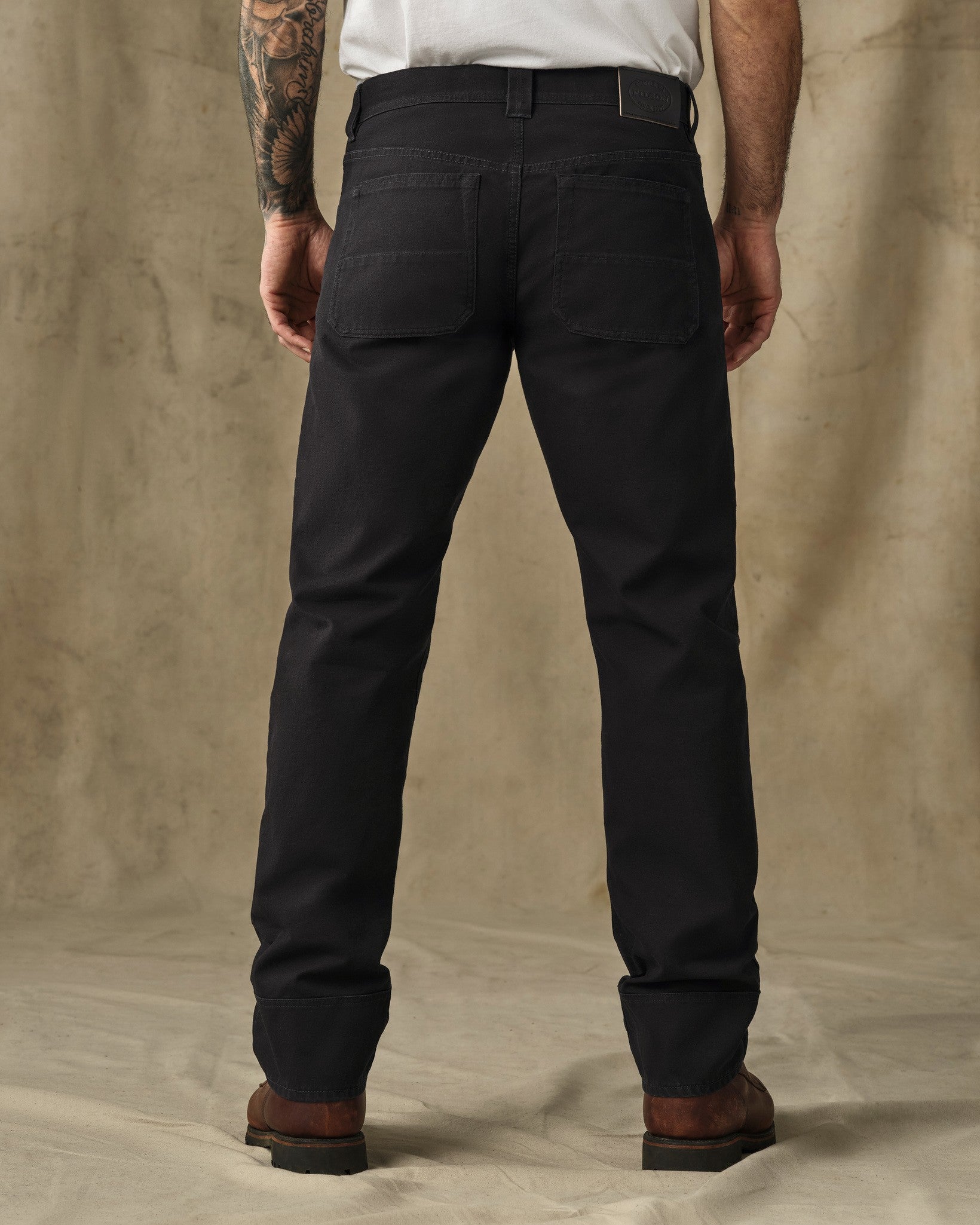 Dry Tin Cloth 5-Pocket Pants - Black - Image 3
