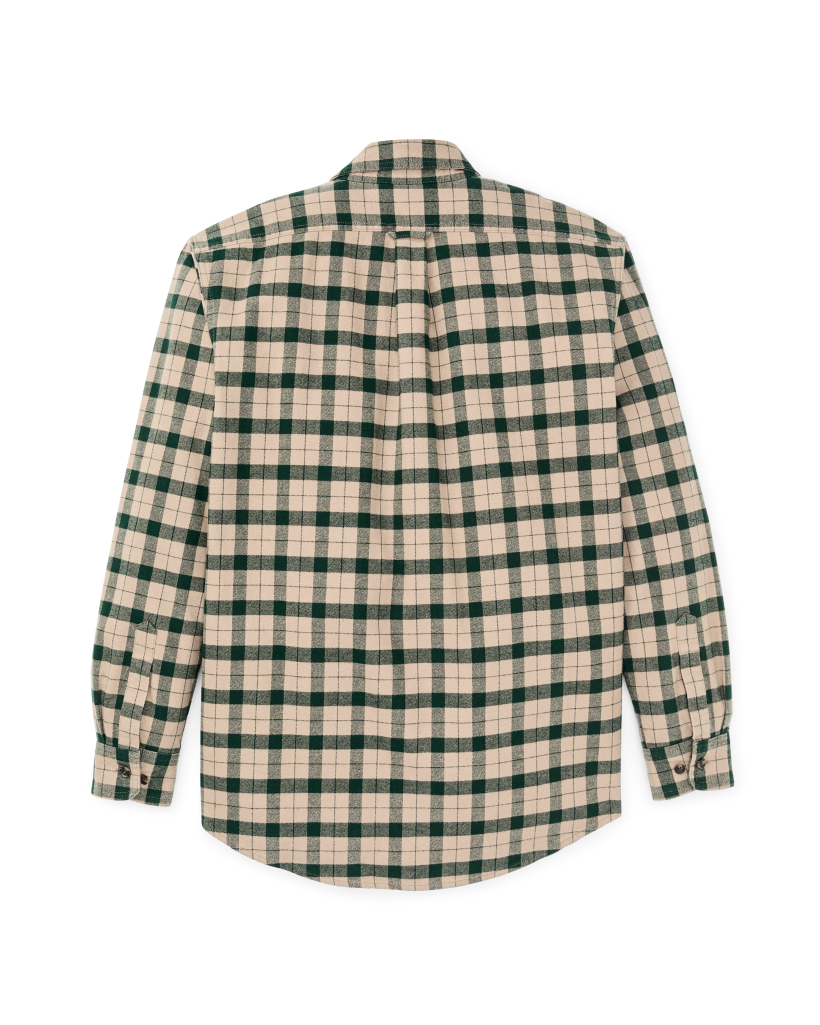 Alaskan Guide Shirt - Oatmeal / Pine Plaid - Image 5