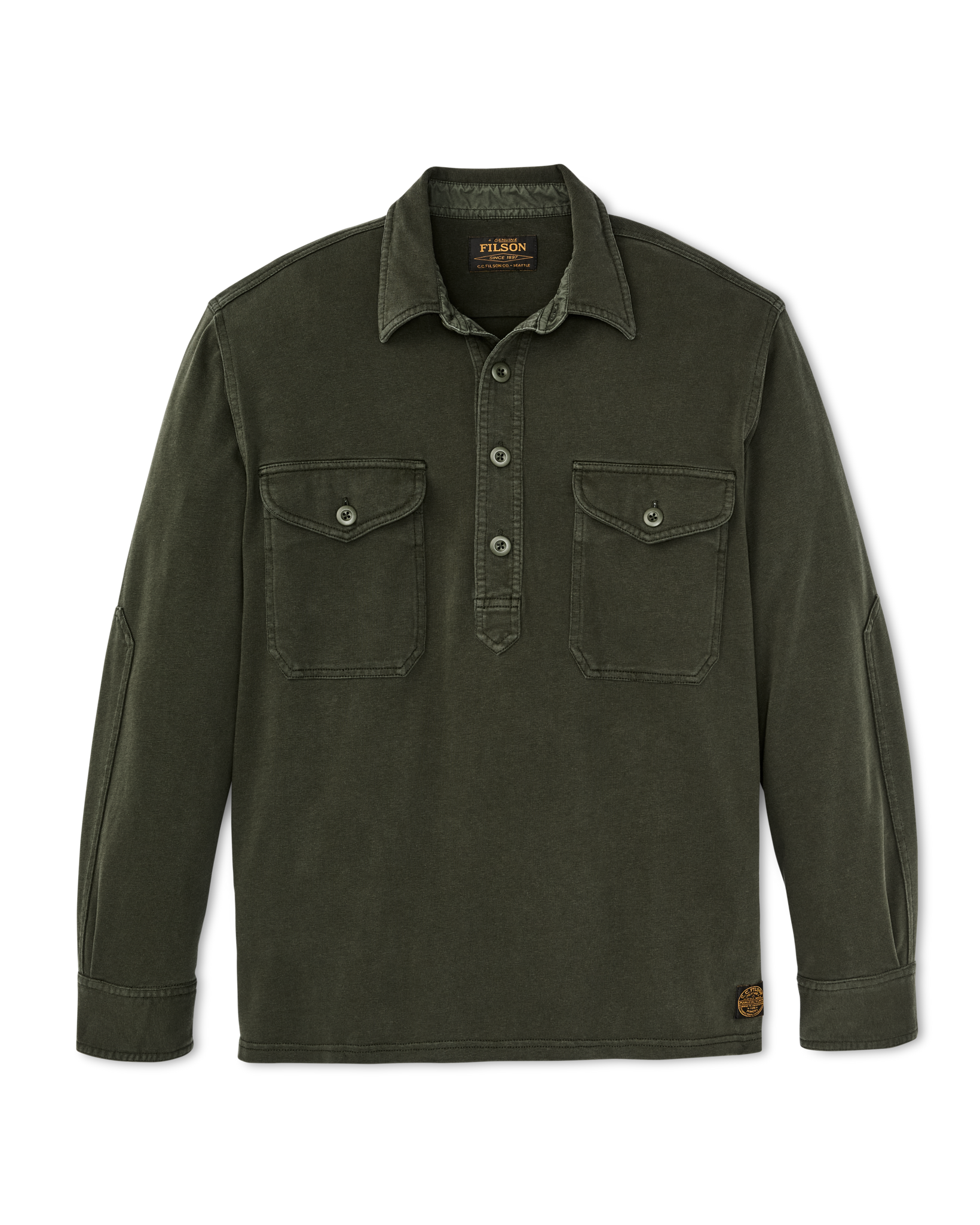 Field Knit Pullover Shirt - Dark Timber - Image 4