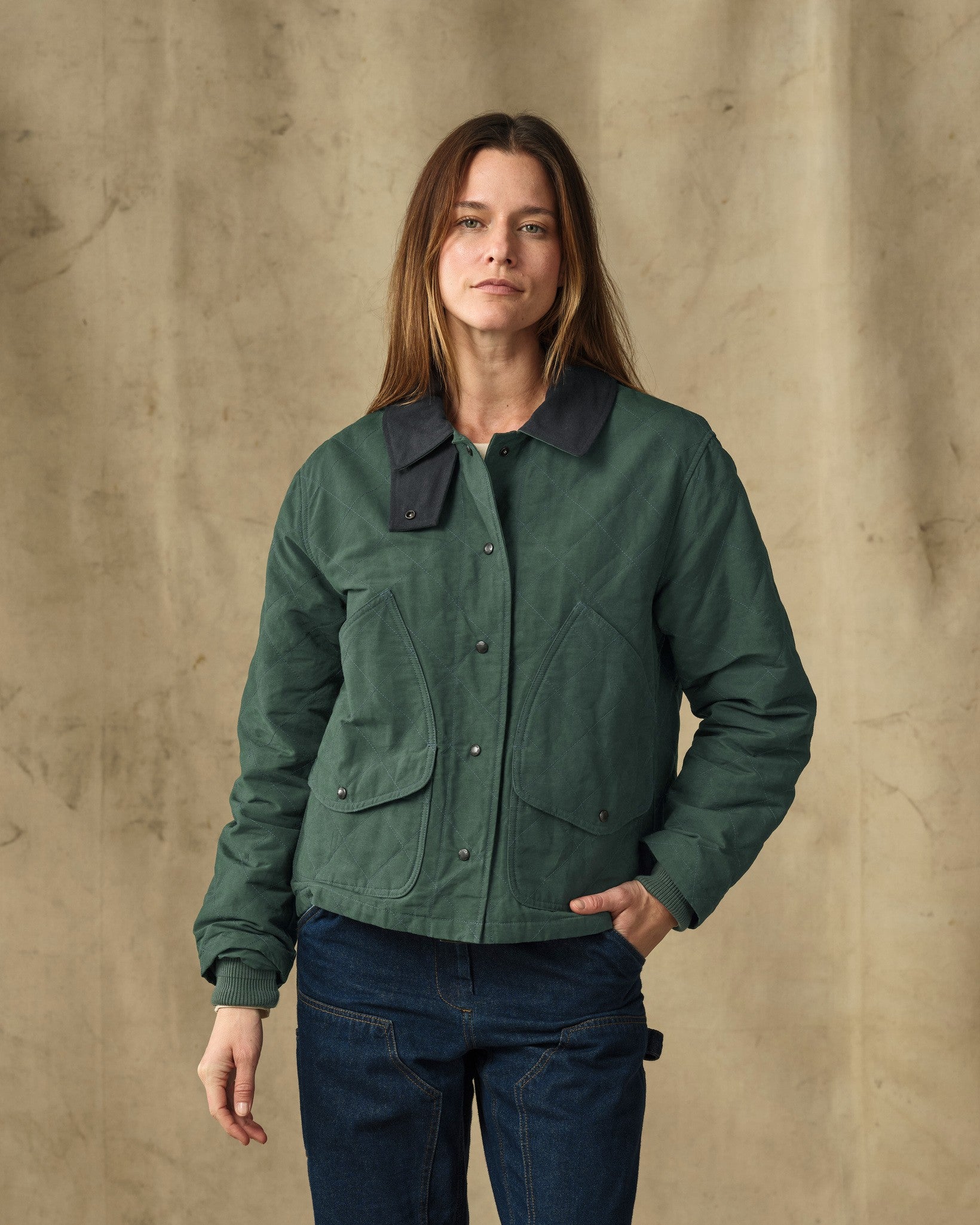 Women's Quilted Outfitter Jacket - Deep Forest