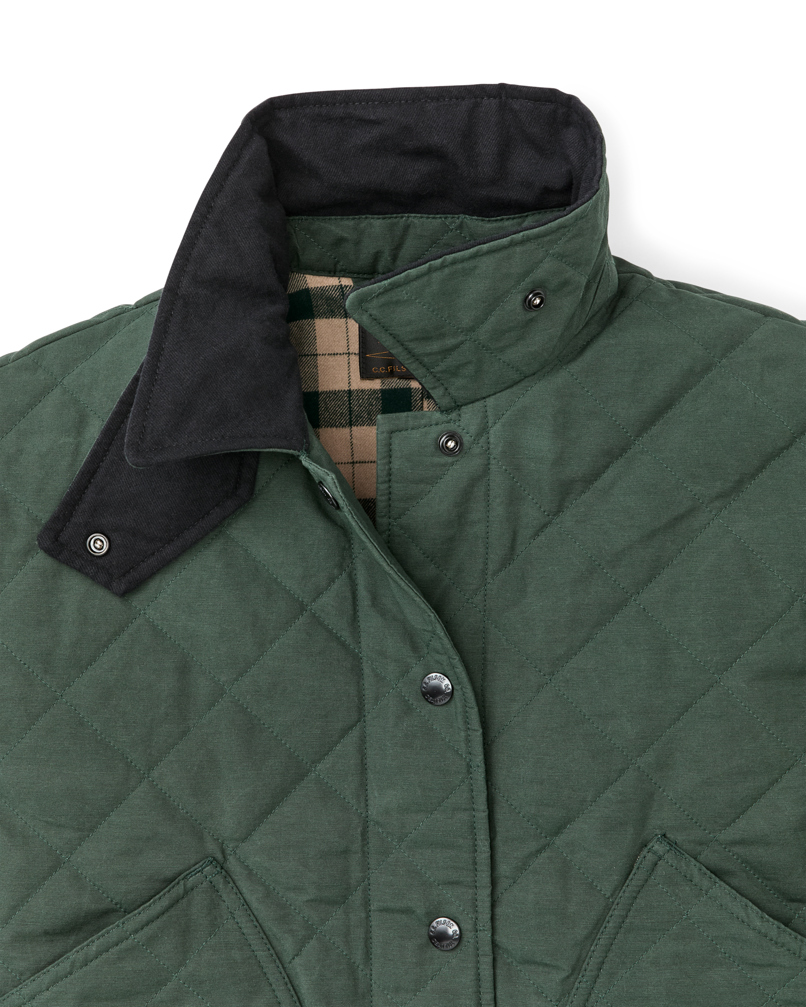 Women's Quilted Outfitter Jacket - Deep Forest - Image 9