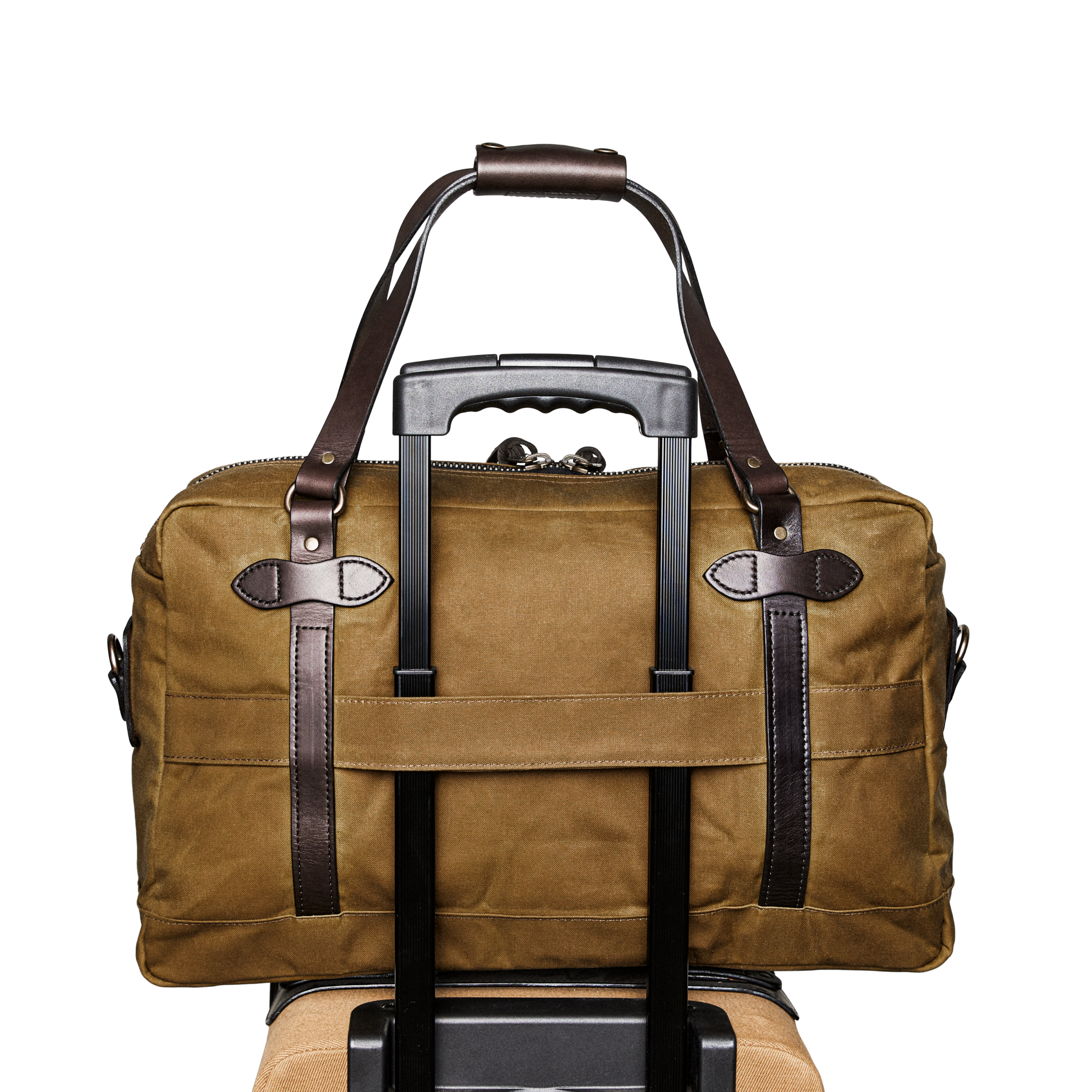 48 Hour Tin Cloth Duffle Bag - Dark Tan - Image 10