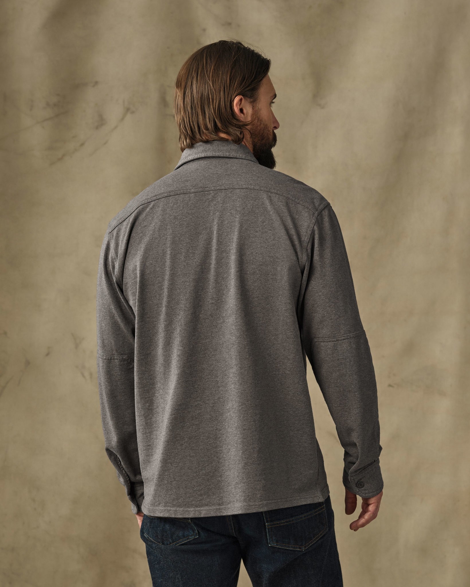 Field Knit Pullover Shirt - Smoke Heather - Image 2