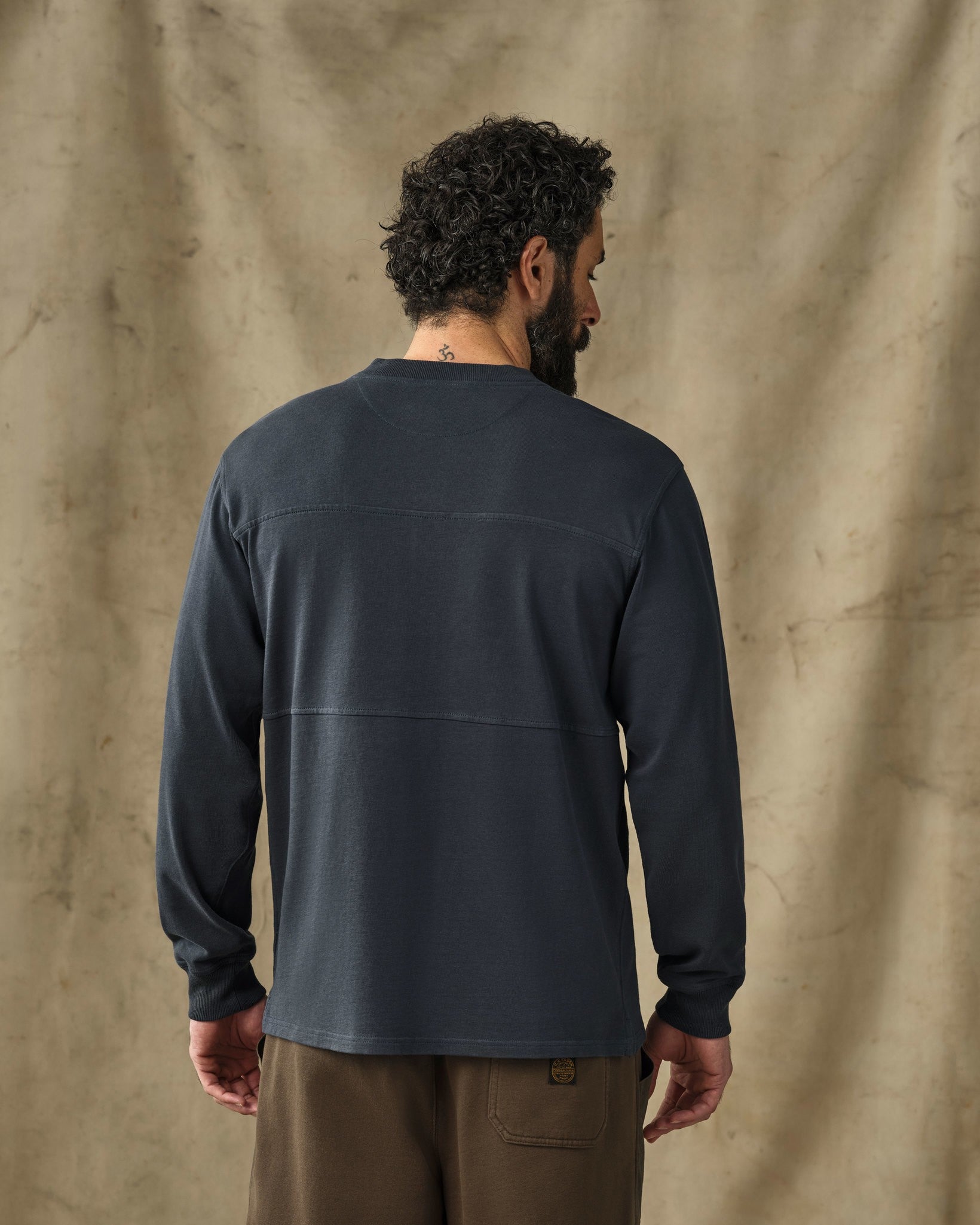 Field Knit Henley - Bluefin - Image 2