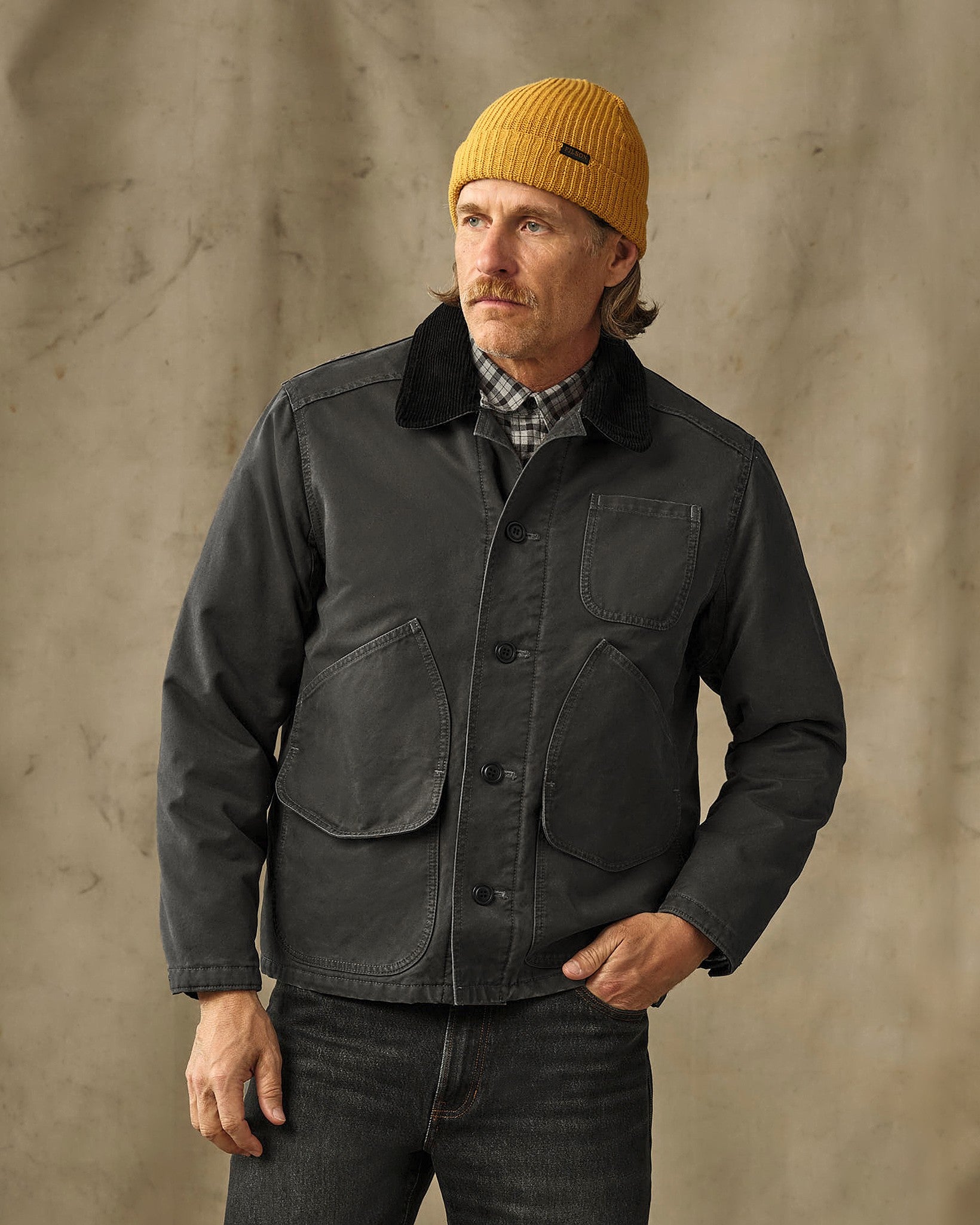 Insulated Canvas Outfitter Jacket - Peat - Image 8
