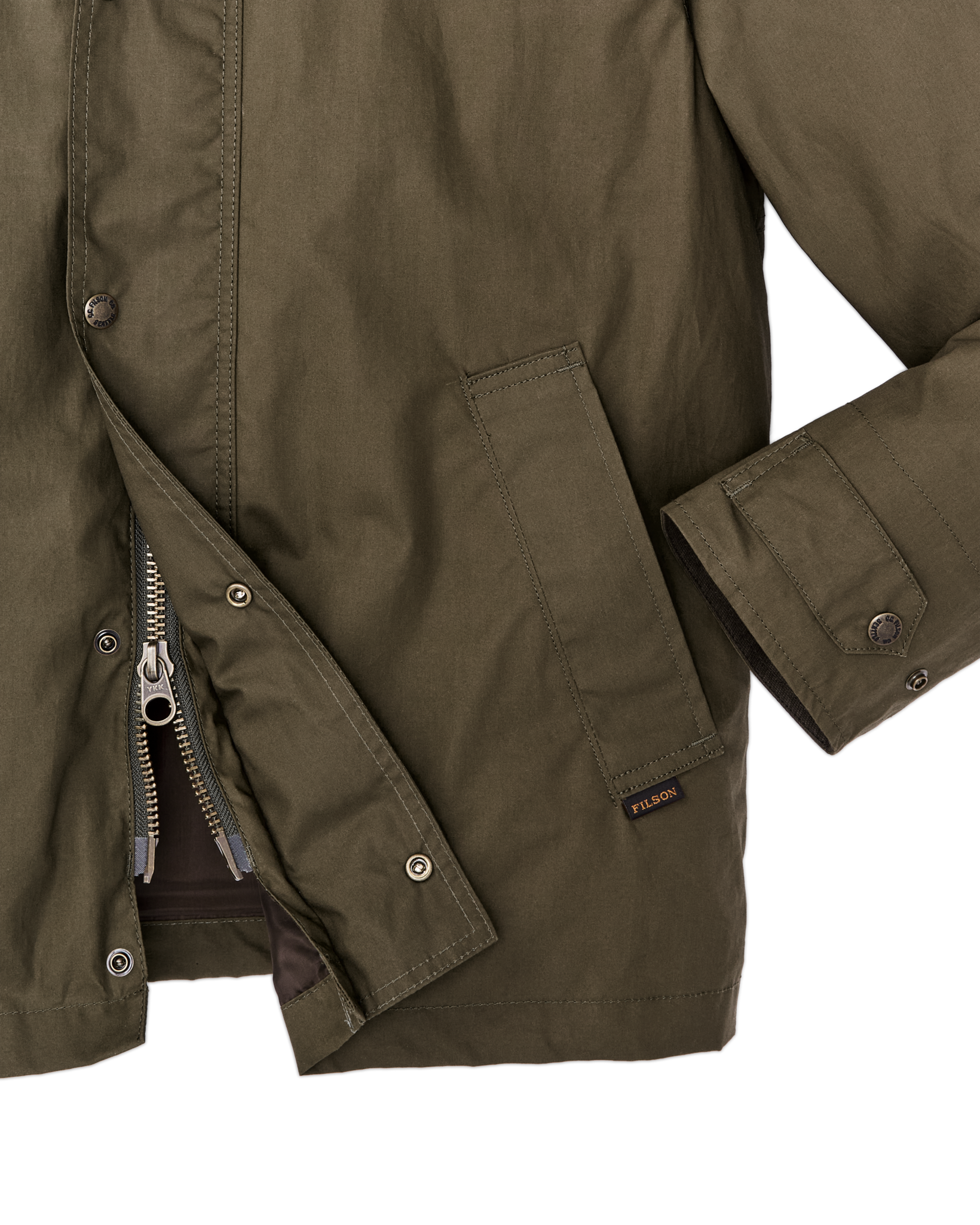 Dry Wax Short Field Jacket - Burnt Olive - Image 9