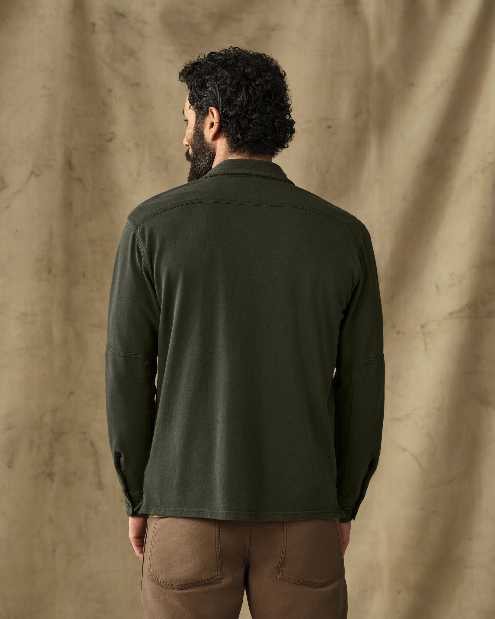 Field Knit Pullover Shirt - Dark Timber - Image 2