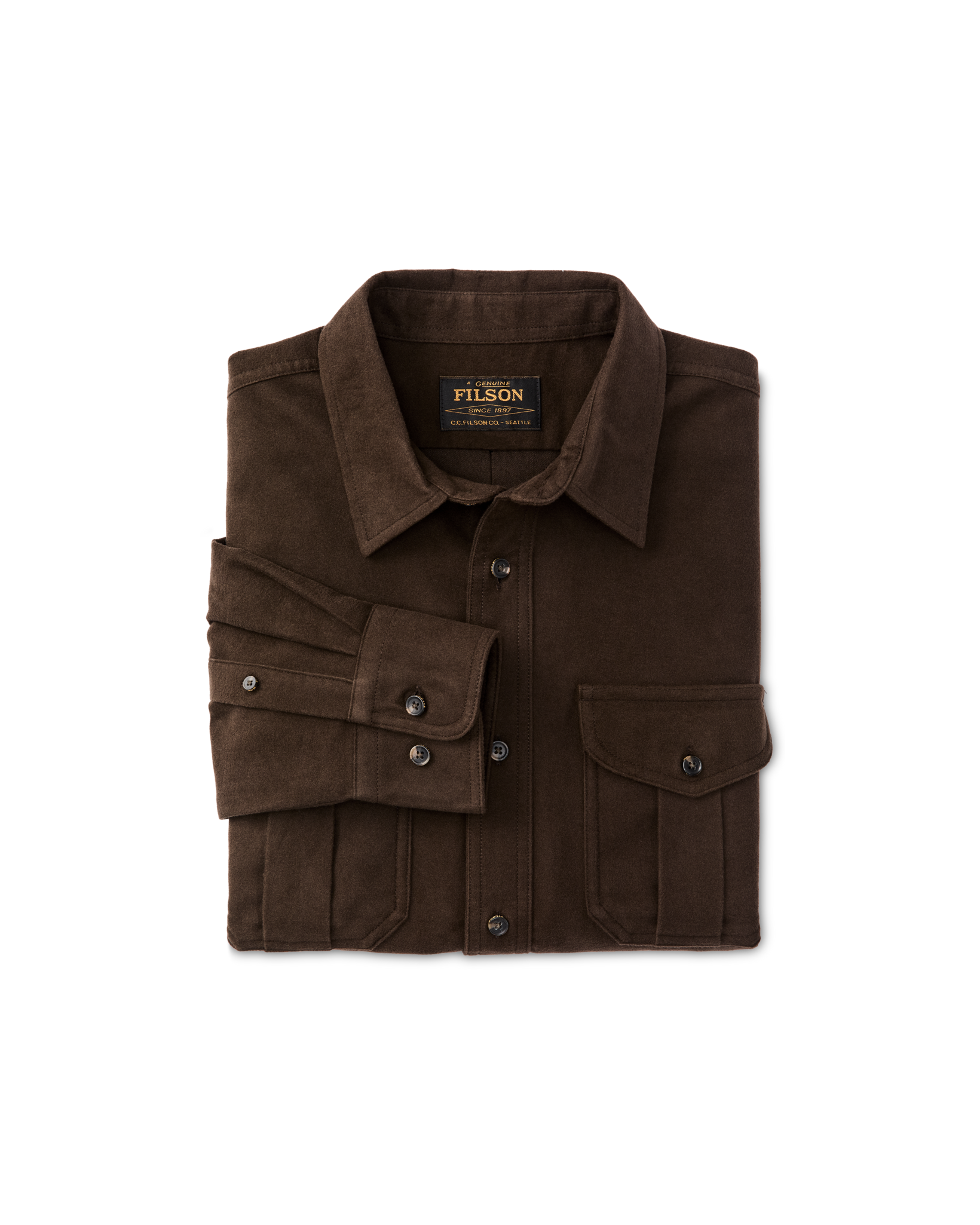 Moleskin Seattle Shirt - Brown - Image 3