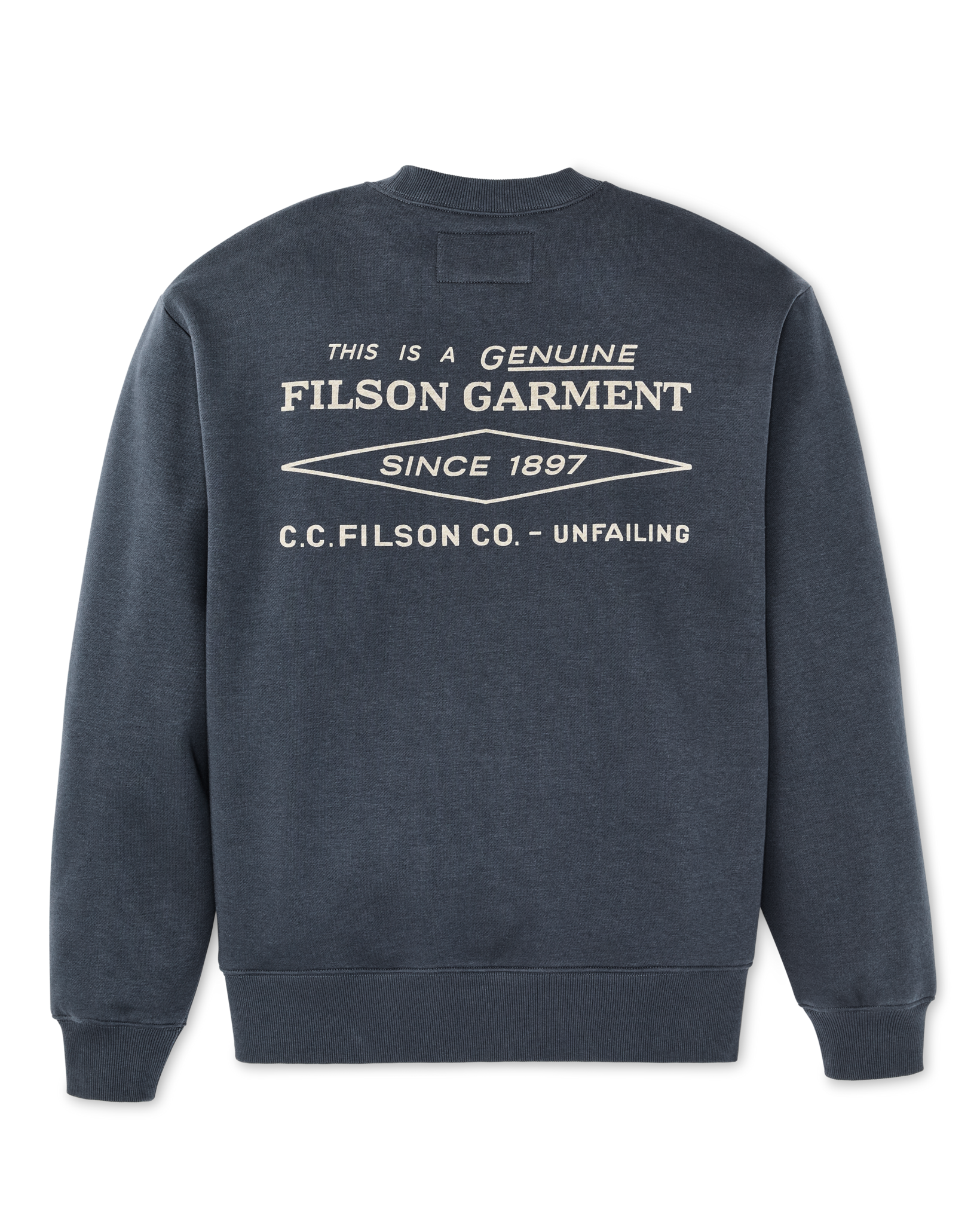 Diamond Graphic Crewneck Sweatshirt - Ink Blue - Image 5