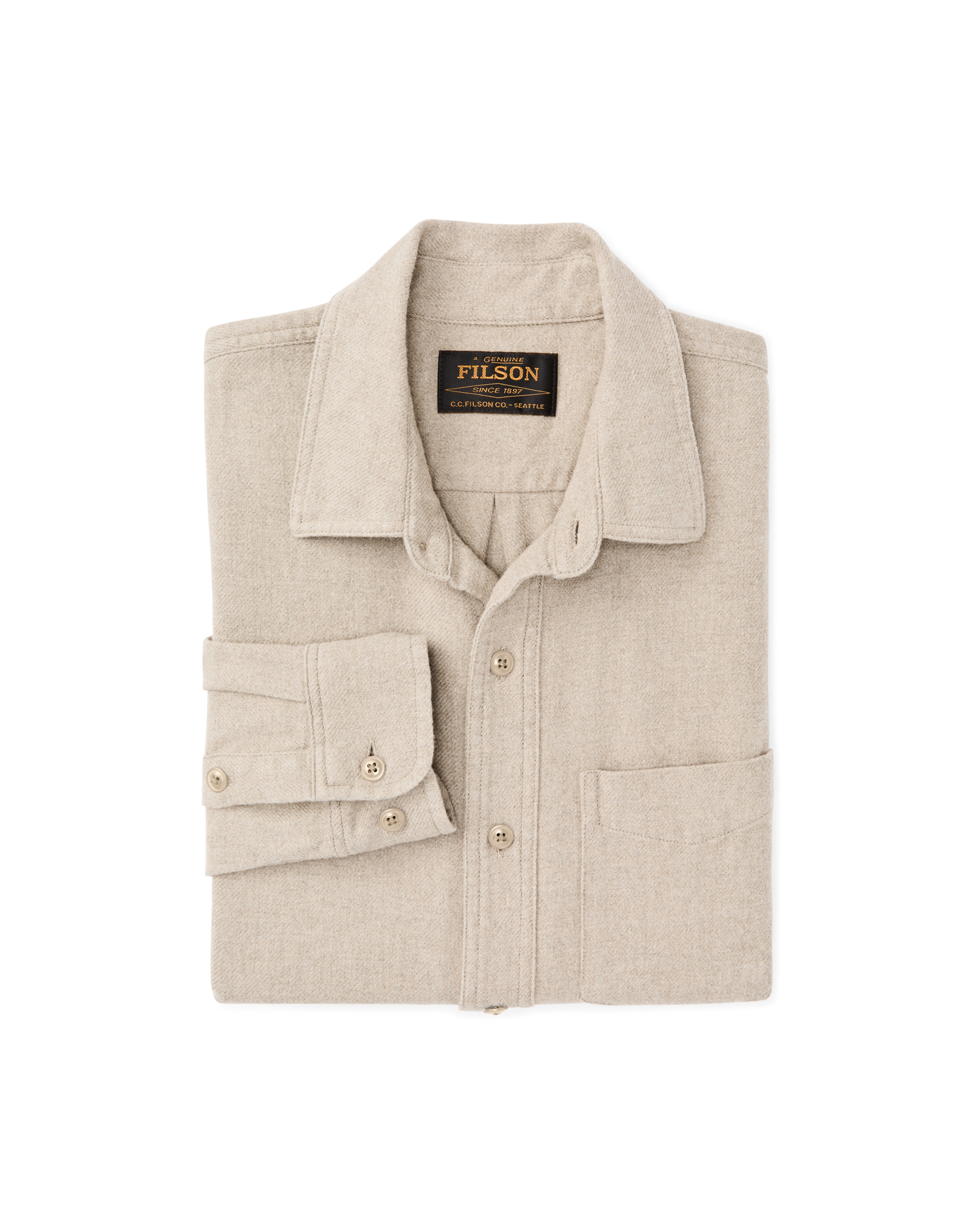 Rustic Flannel Shirt - Dark Natural Heather - Image 7