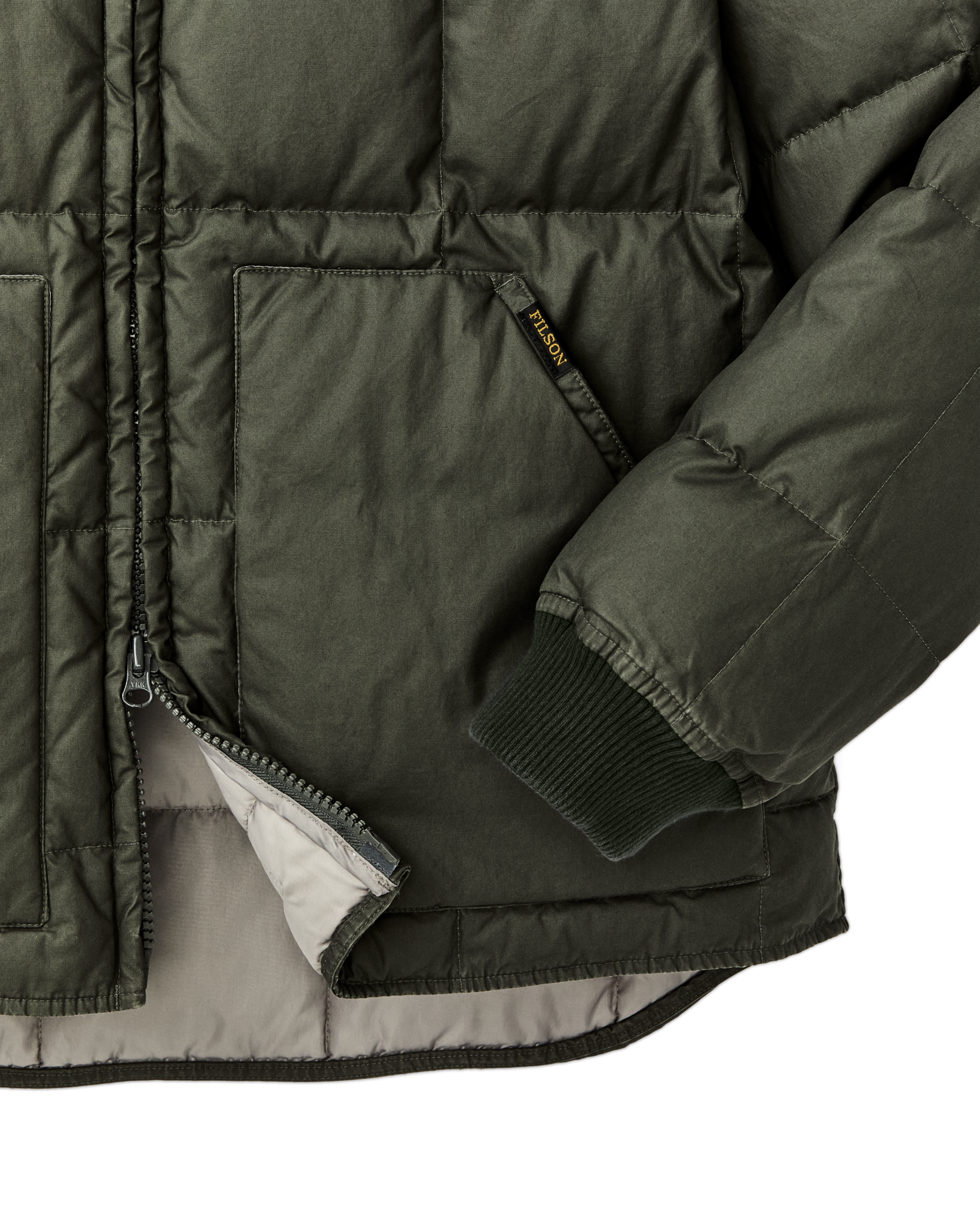 Heritage Cotton Down Jacket - Beluga - Image 7