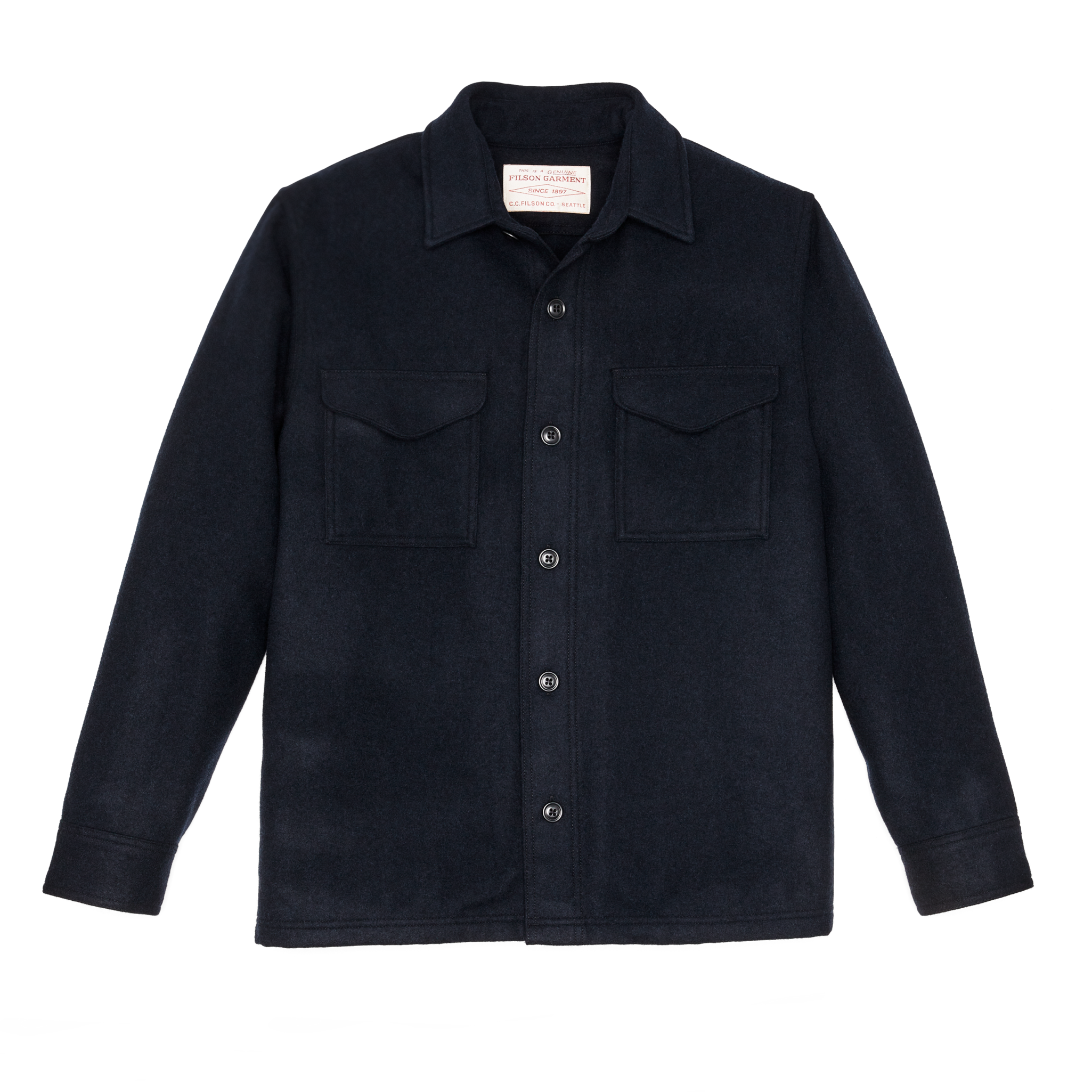 Wool Jac-shirt - Navy