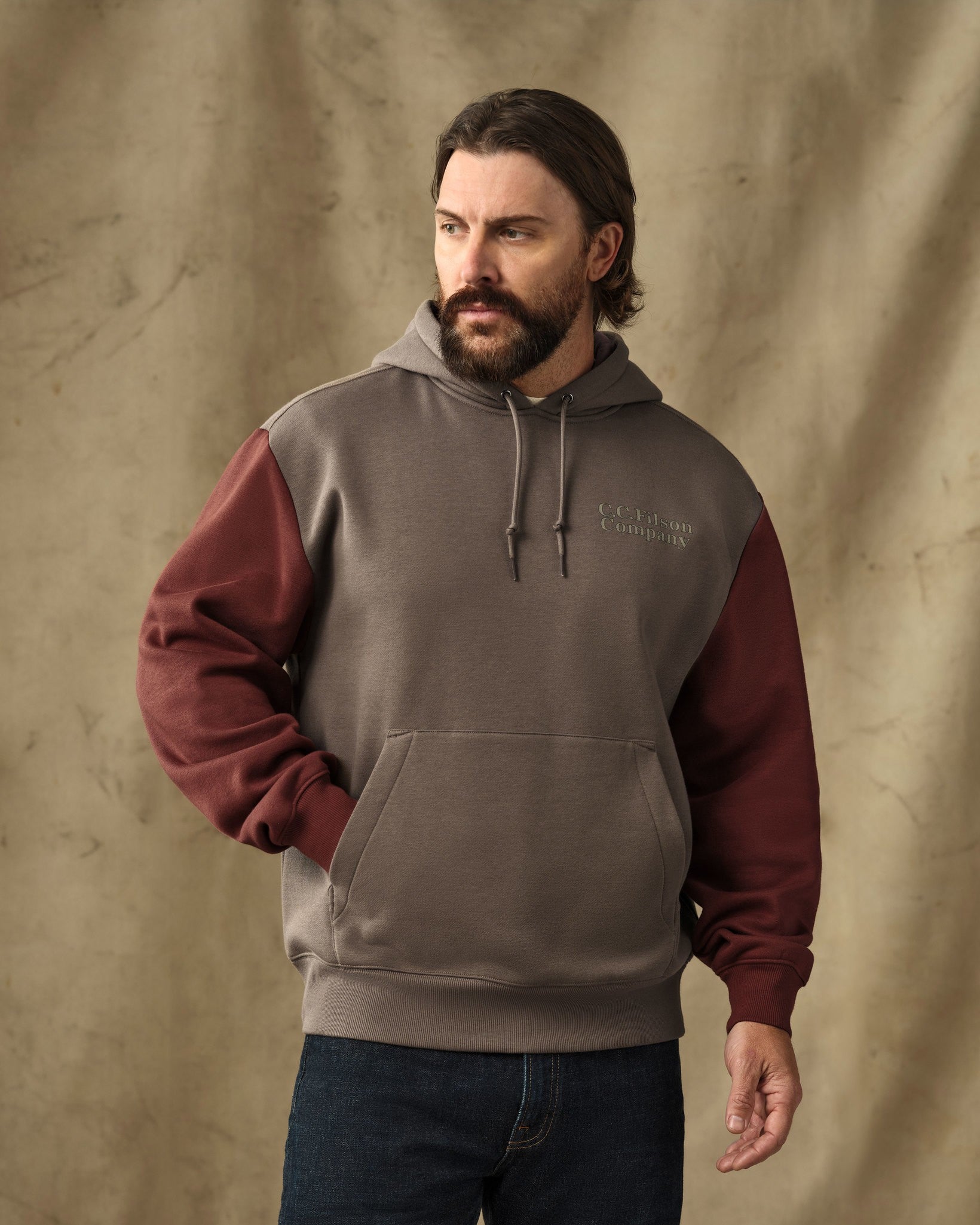 Valley Graphic Hoodie - Hawk Brown - Image 3