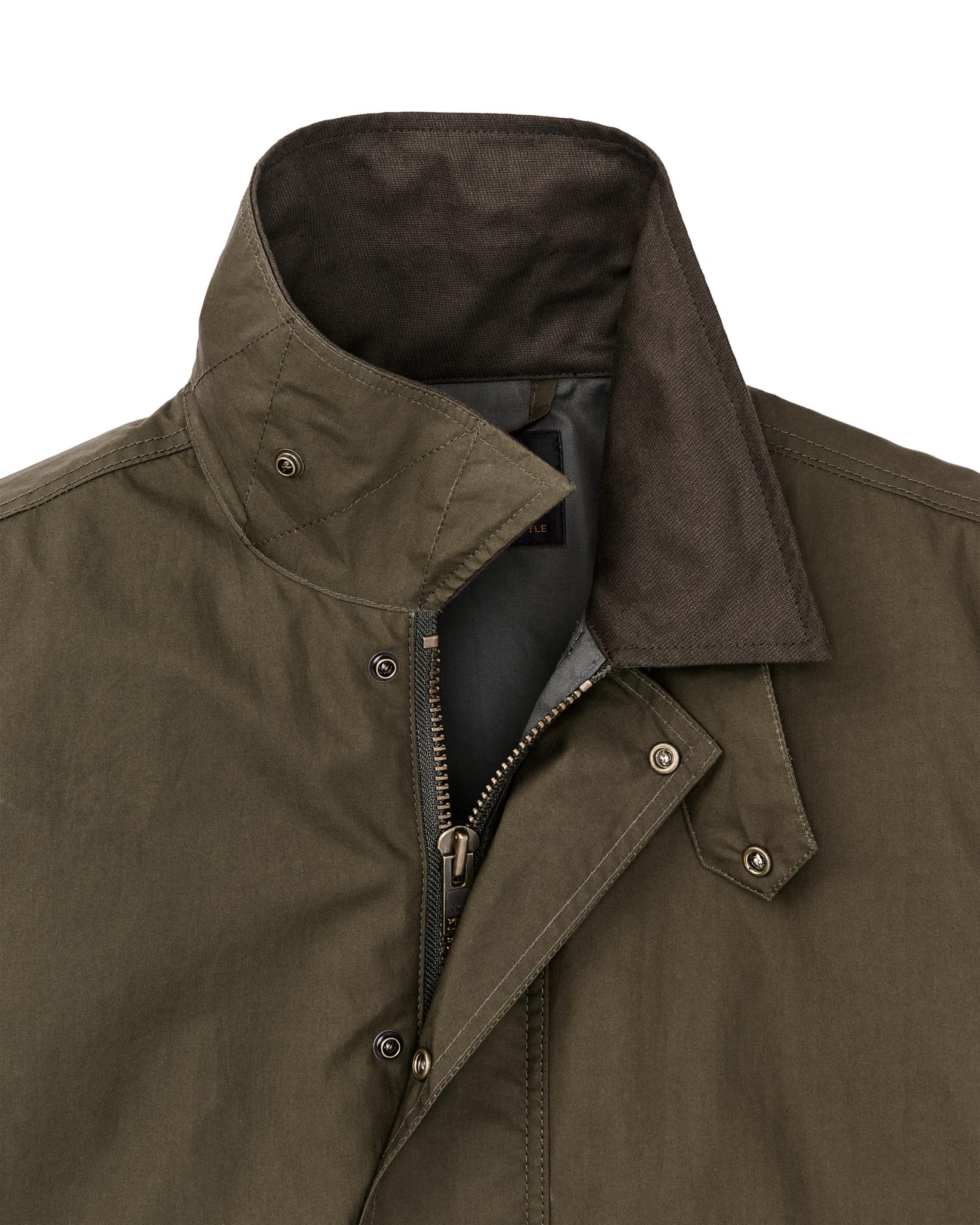Dry Wax Short Field Jacket - Burnt Olive - Image 8