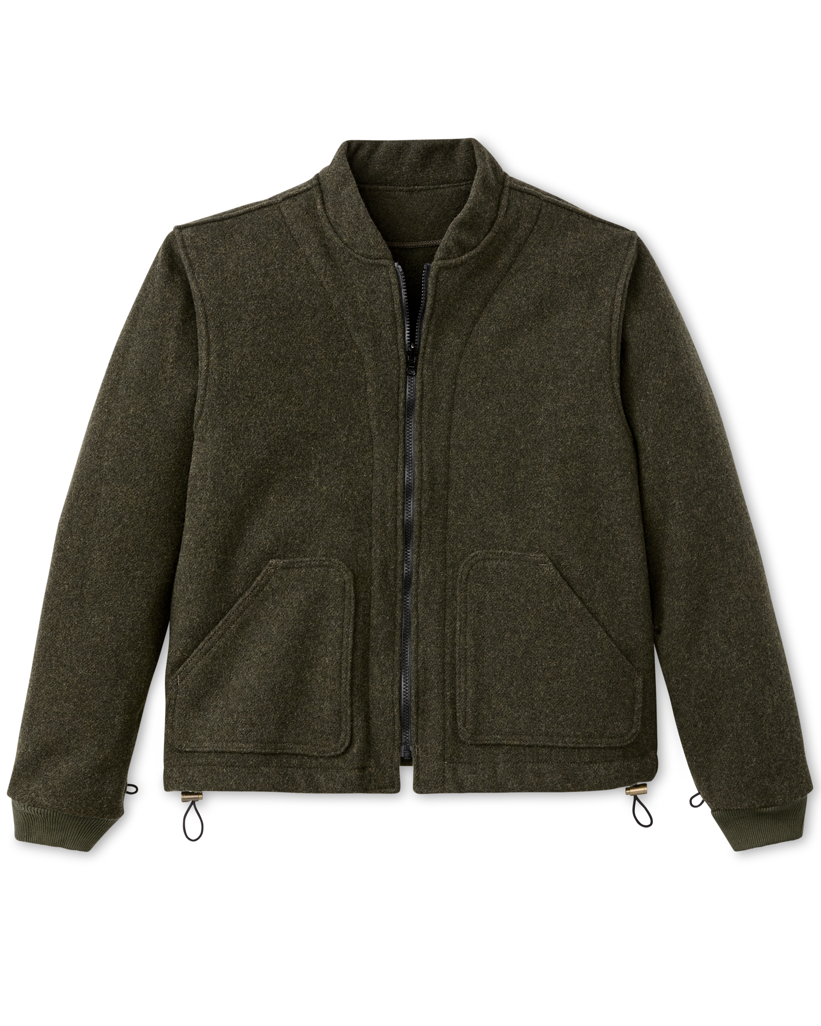 Mackinaw Wool Jacket Liner - Forest Green