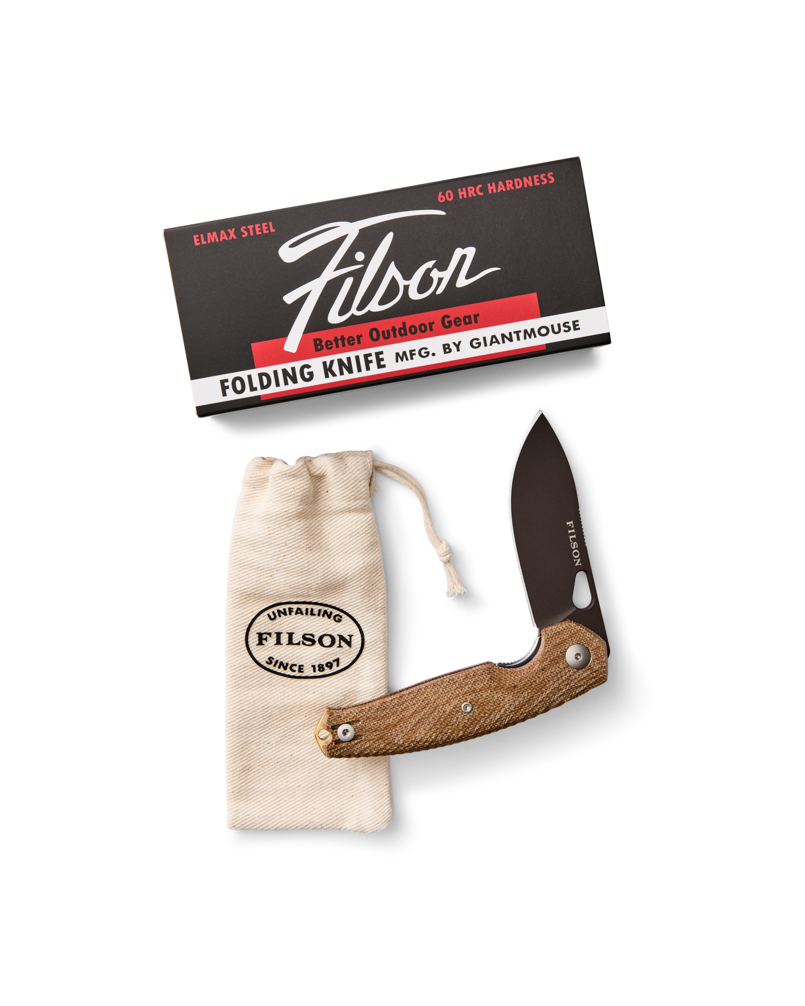 Filson X GiantMouse Jagt Knife - Brown / Tan - Image 9