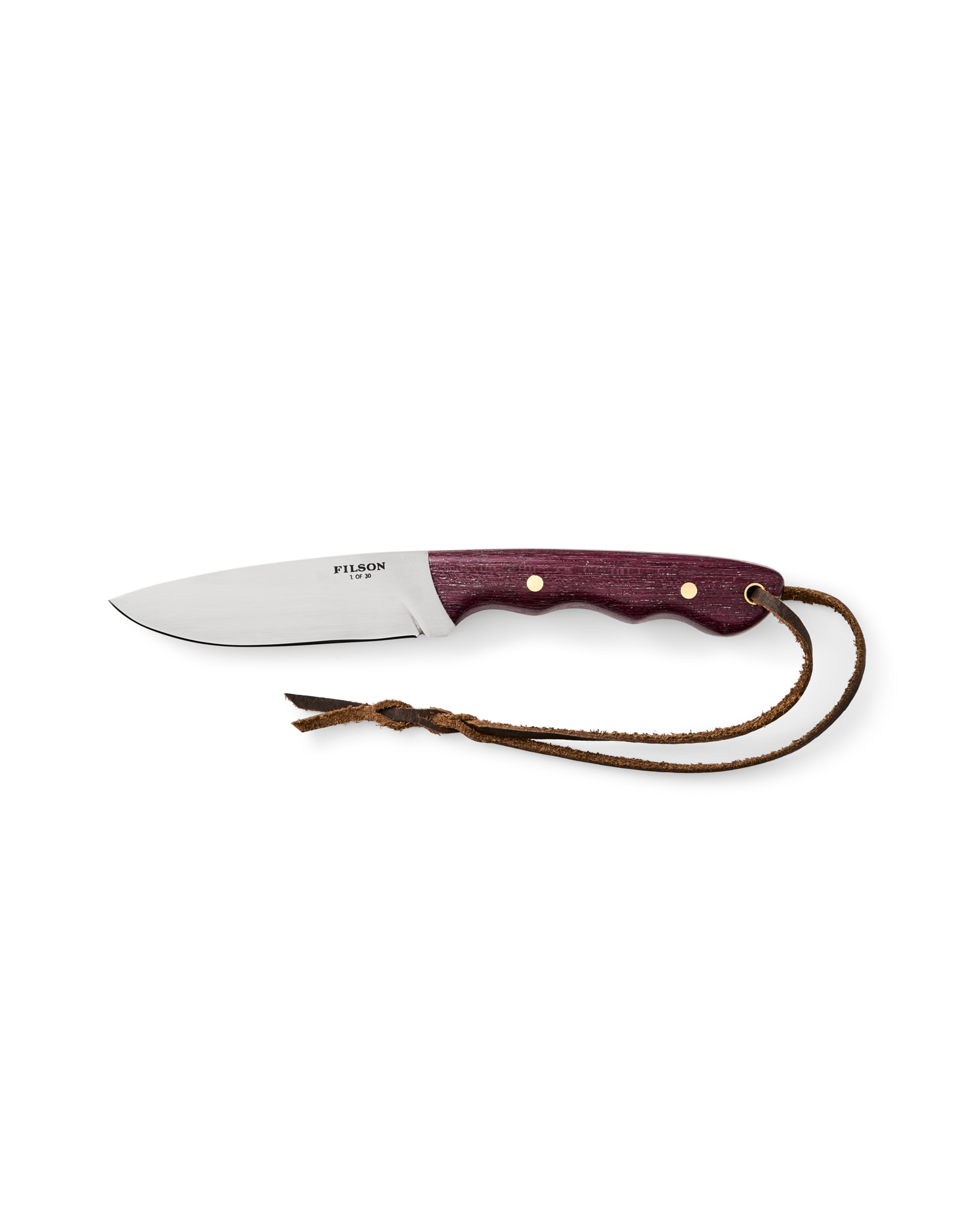 Graycloud Outfitter Knife - Purpleheart Wood
