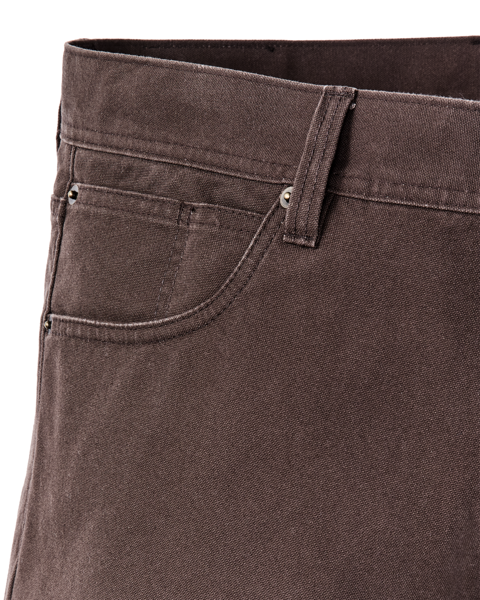 Dry Tin Cloth 5-Pocket Pants - Seal Brown - Image 6
