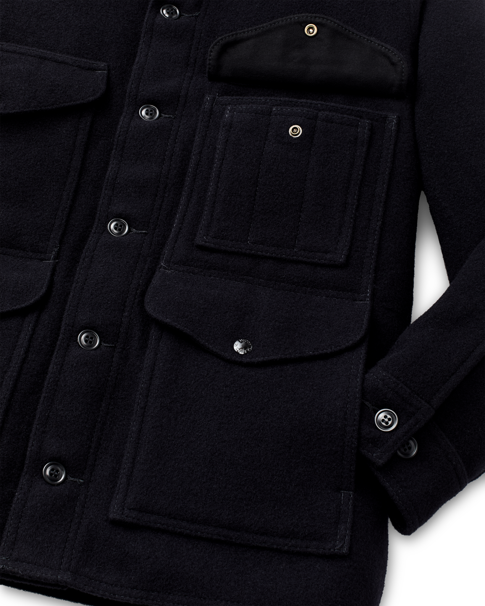 Mackinaw Wool Cruiser Jacket - Dark Navy - Image 7