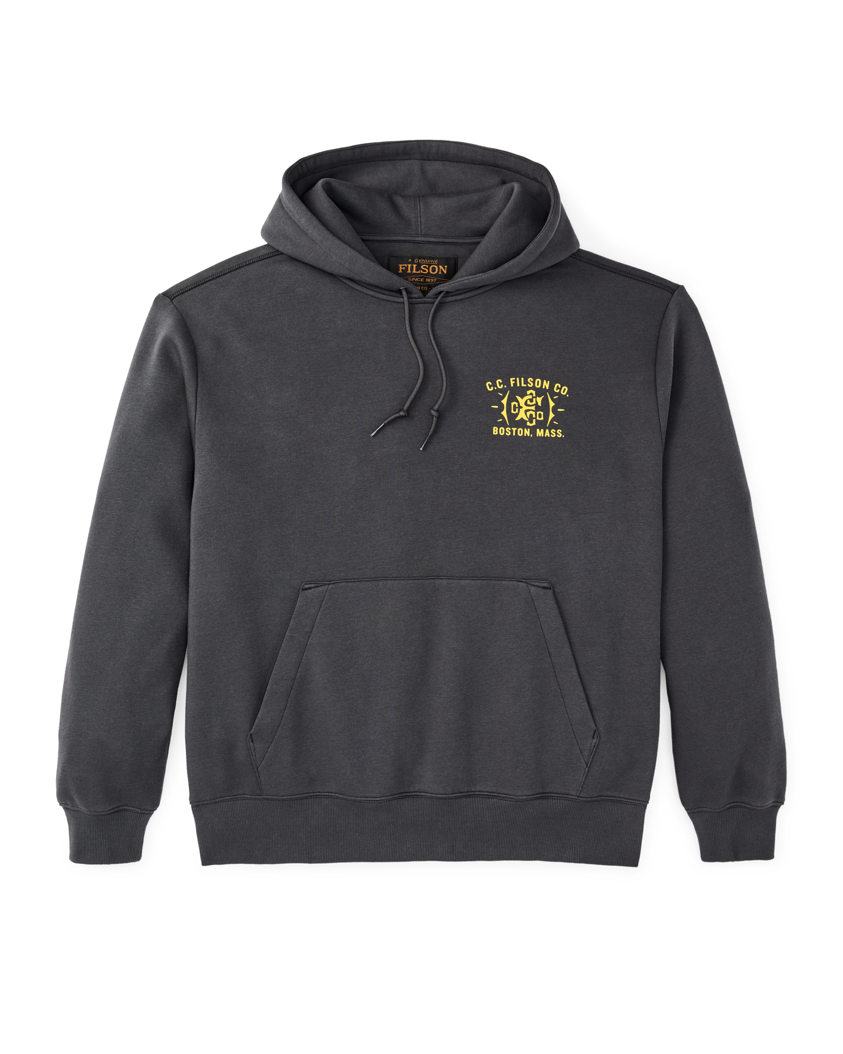 Boston Graphic Hoodie - Faded Black - Image 2