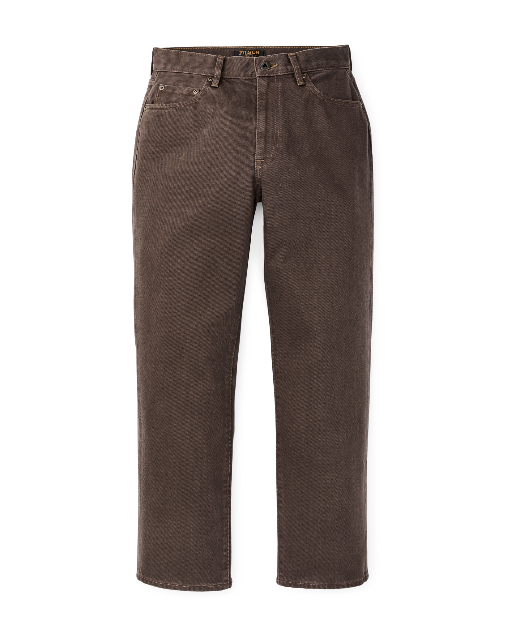 Women's 14-oz. Straight-Leg Jeans - Slate Brown - Image 4
