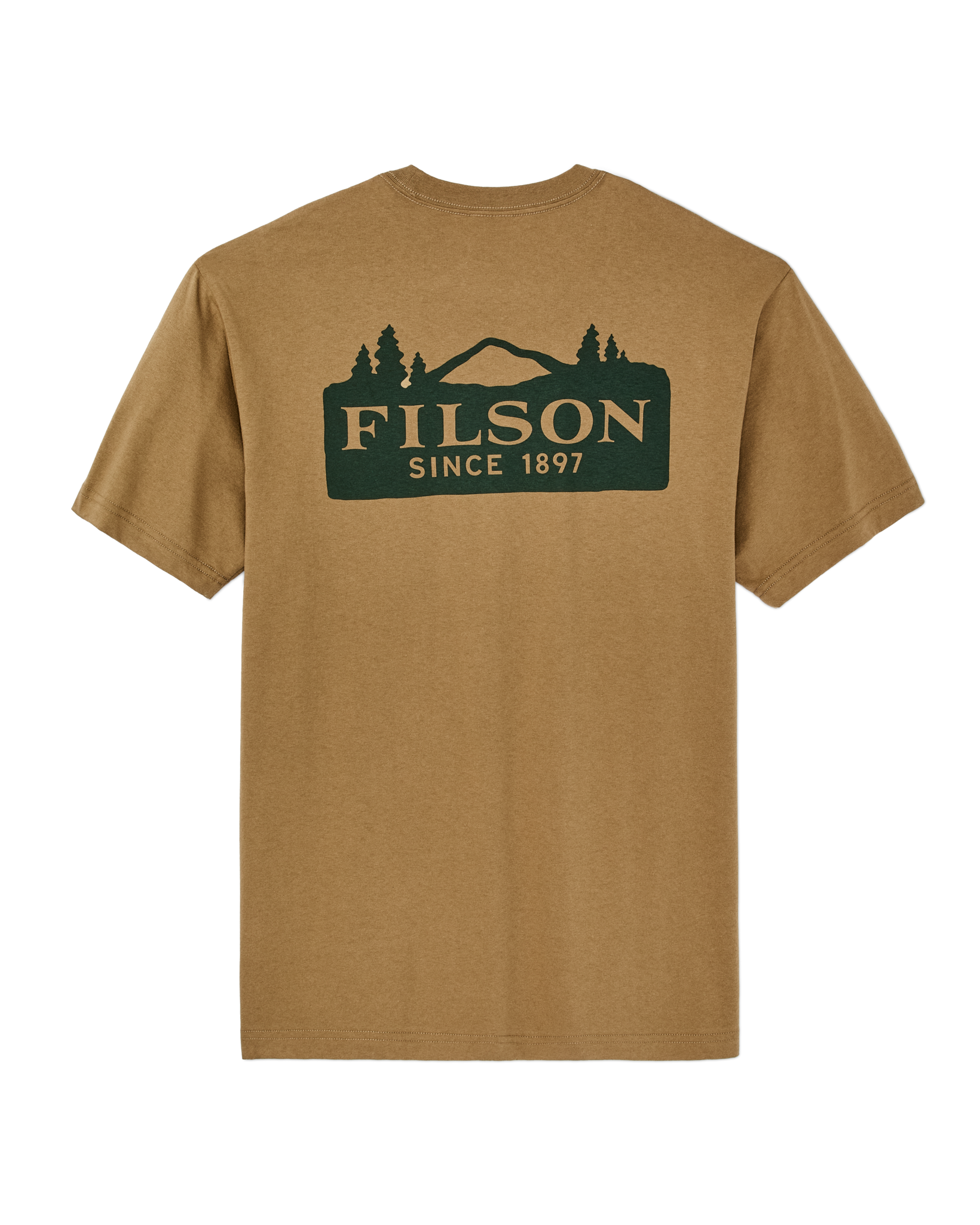 Scenic Graphic T-Shirt - Dull Gold - Image 4