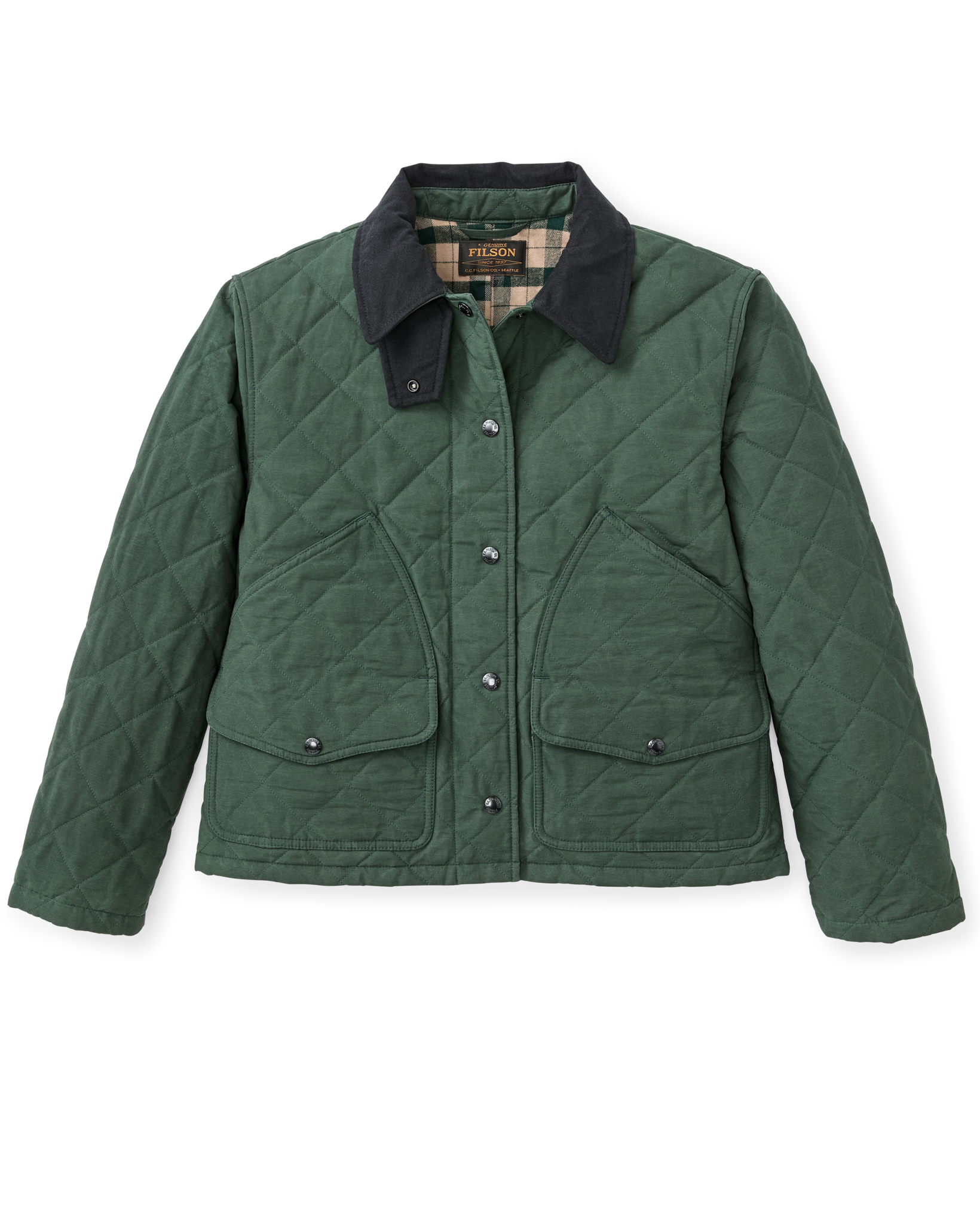 Women's Quilted Outfitter Jacket - Deep Forest - Image 5